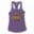 Naan Apudiye Shoooock Aayitten Women's Racerback Tank in Solid Purple Rush Color